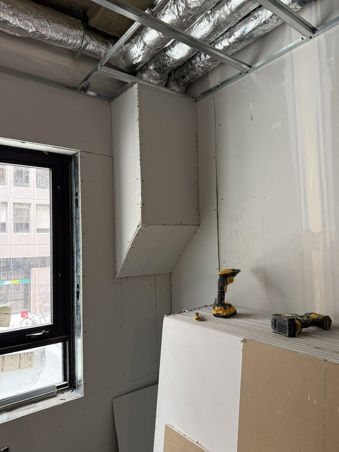Downtown office boarding