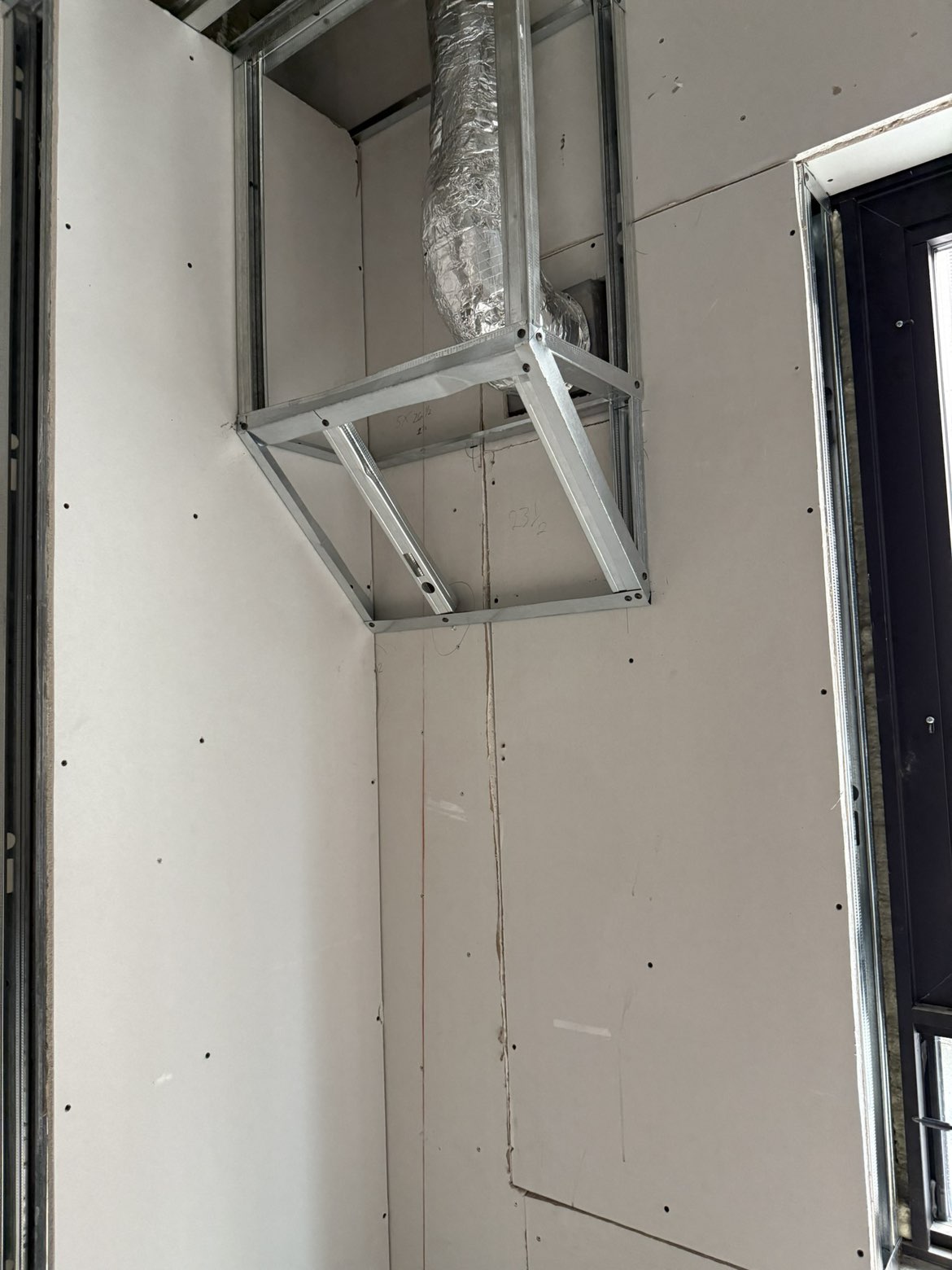 HVAC bulkhead framing