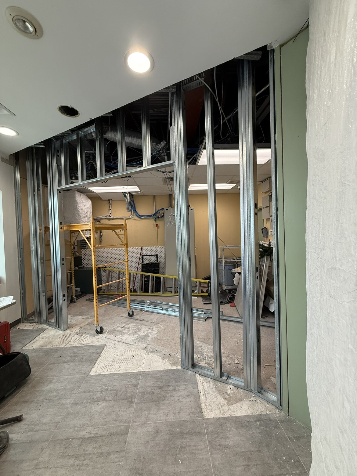 Occupied office fit-up